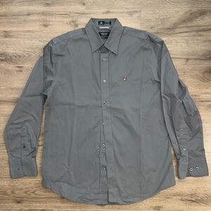 Nordstrom Men’s Shop Traditional Fit Size Medium Long Sleeve Collard Shirt